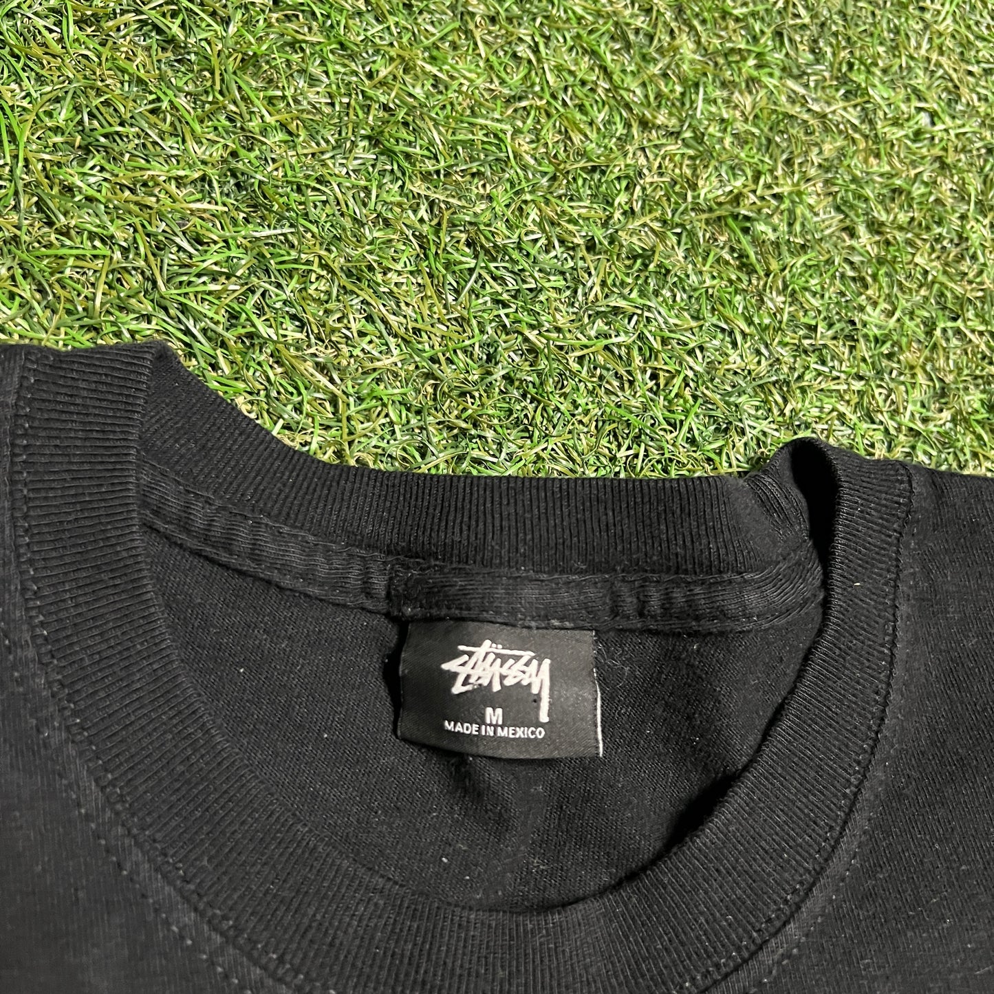 Stussy CDG Black Longsleeve Size Medium USED x14127