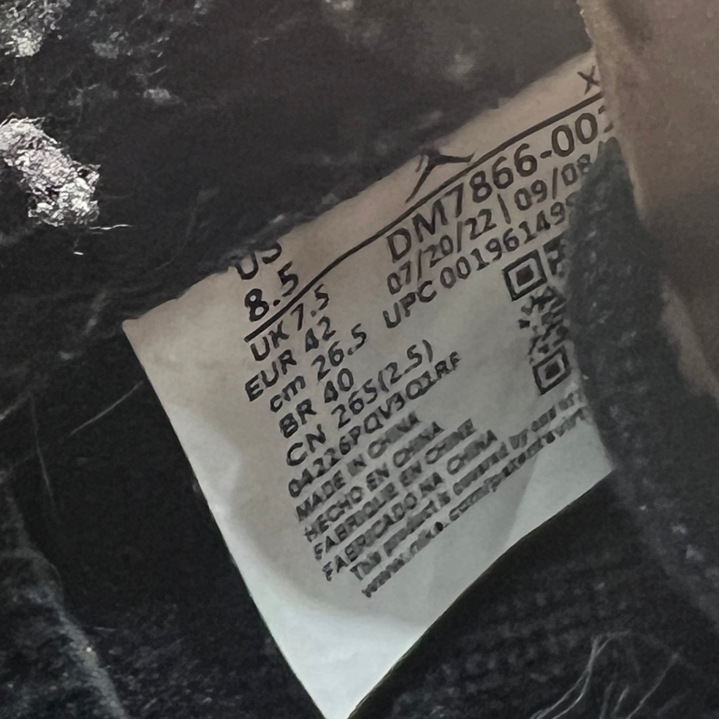 Jordan 1 Low Travis Scott Black Phantom (2022) Size 8.5 USED s20239