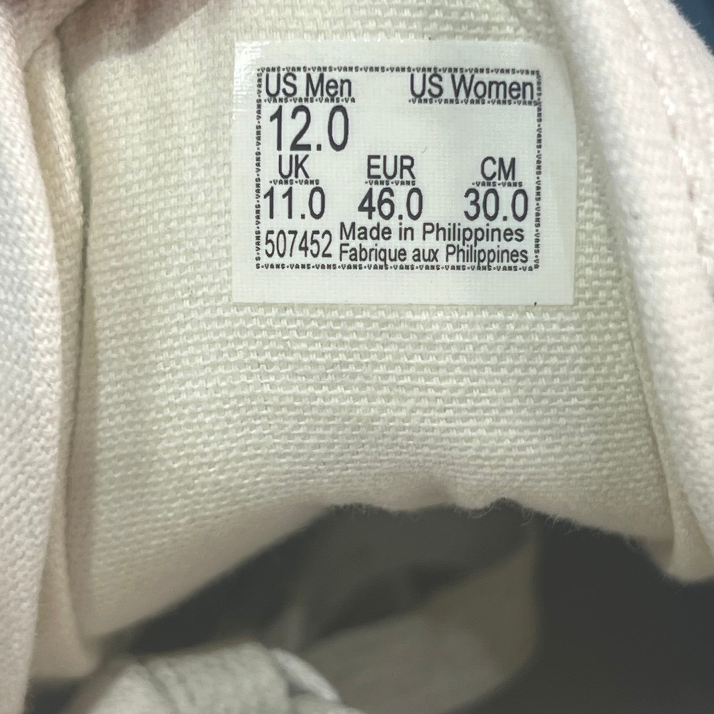 Vans OTW Old Skool 36 Pearlized Pack Marshmallow (2025) Size 12 USED s22543