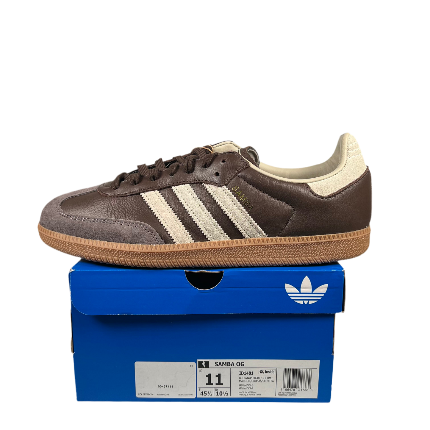 Adidas Samba OG Brown Putty Grey (2024) Size 11 NEW s18097