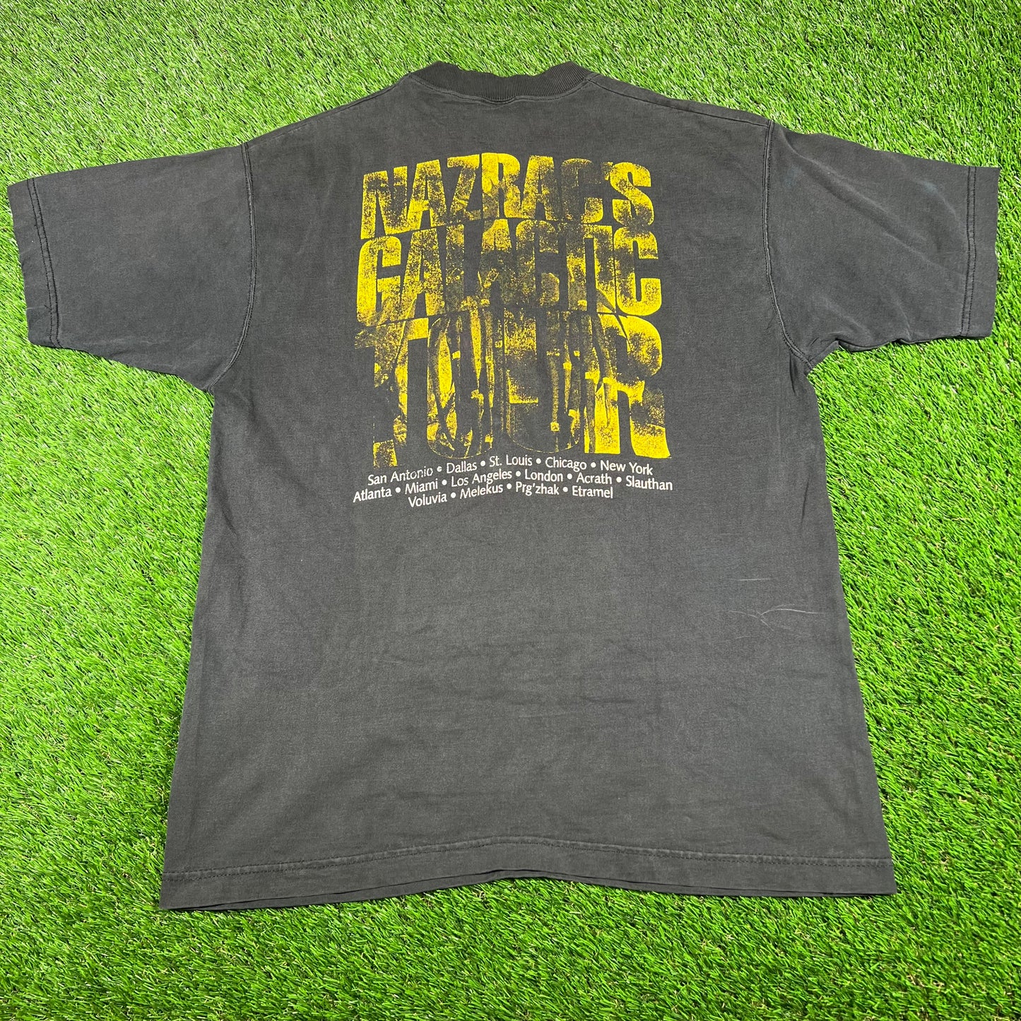 1990s Atari T Mek Promo Black Tee Size Large USED v16789