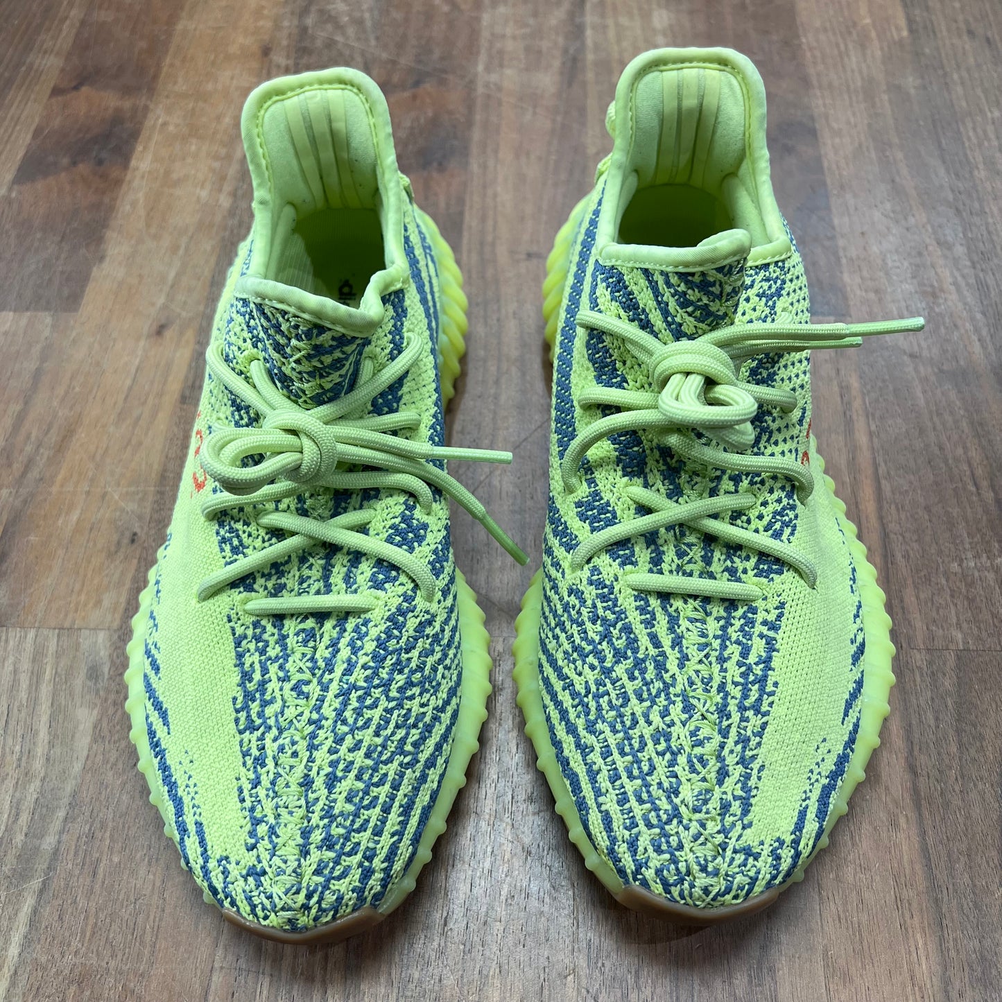 Adidas Yeezy Boost 350 V2 Semi Frozen Yellow Size 8 USED s17090