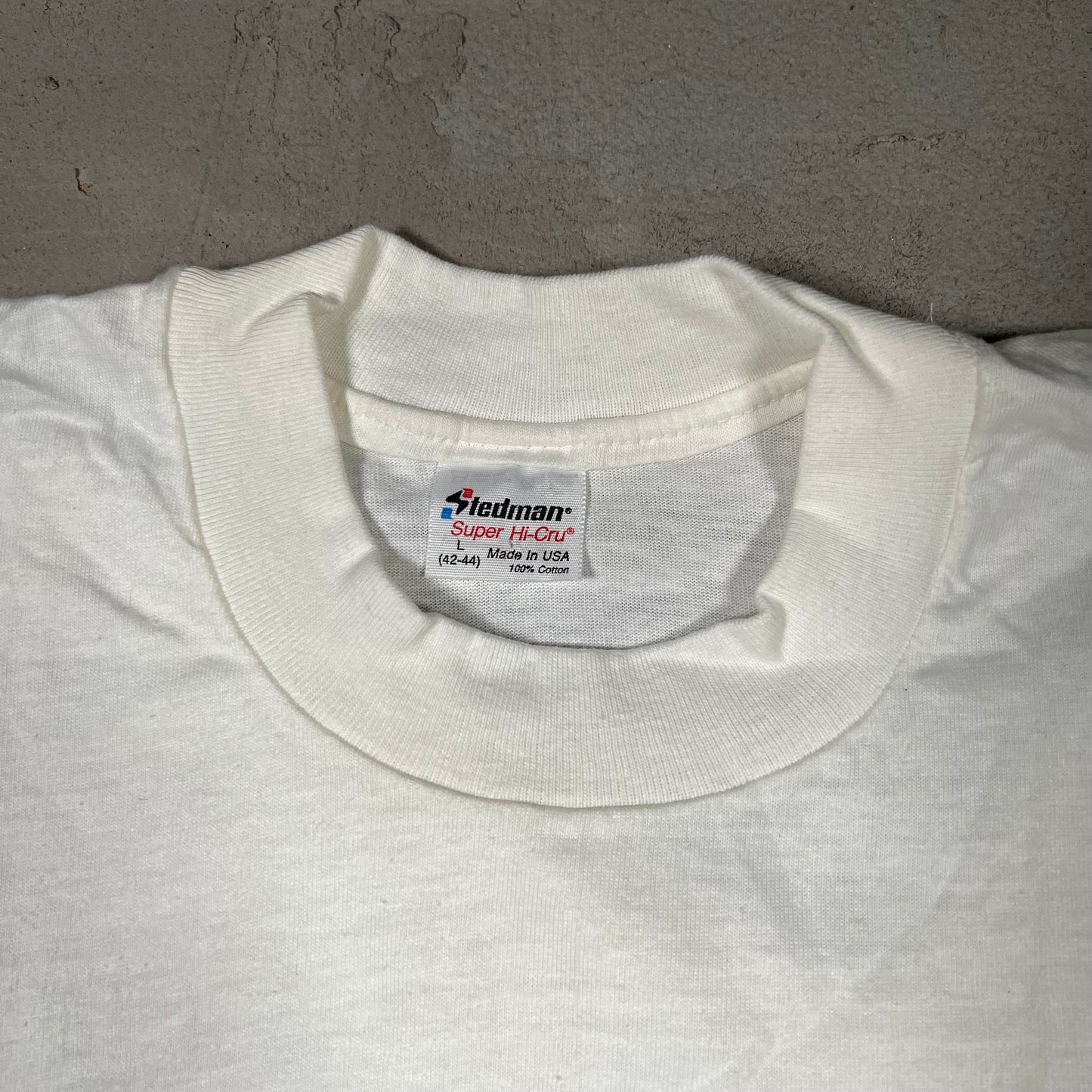 1987 Gecko Gym Hawaii White Tee Size Large USED v19216