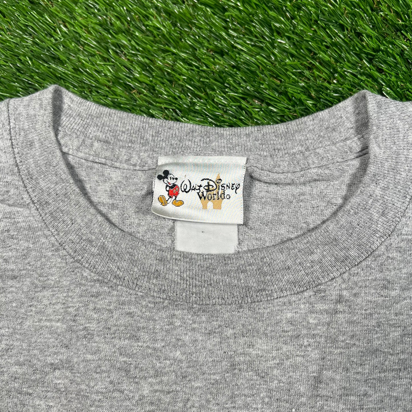 Disney Mickey Mouse "I'm with Goofy" Grey Tee Size XL USED v17852