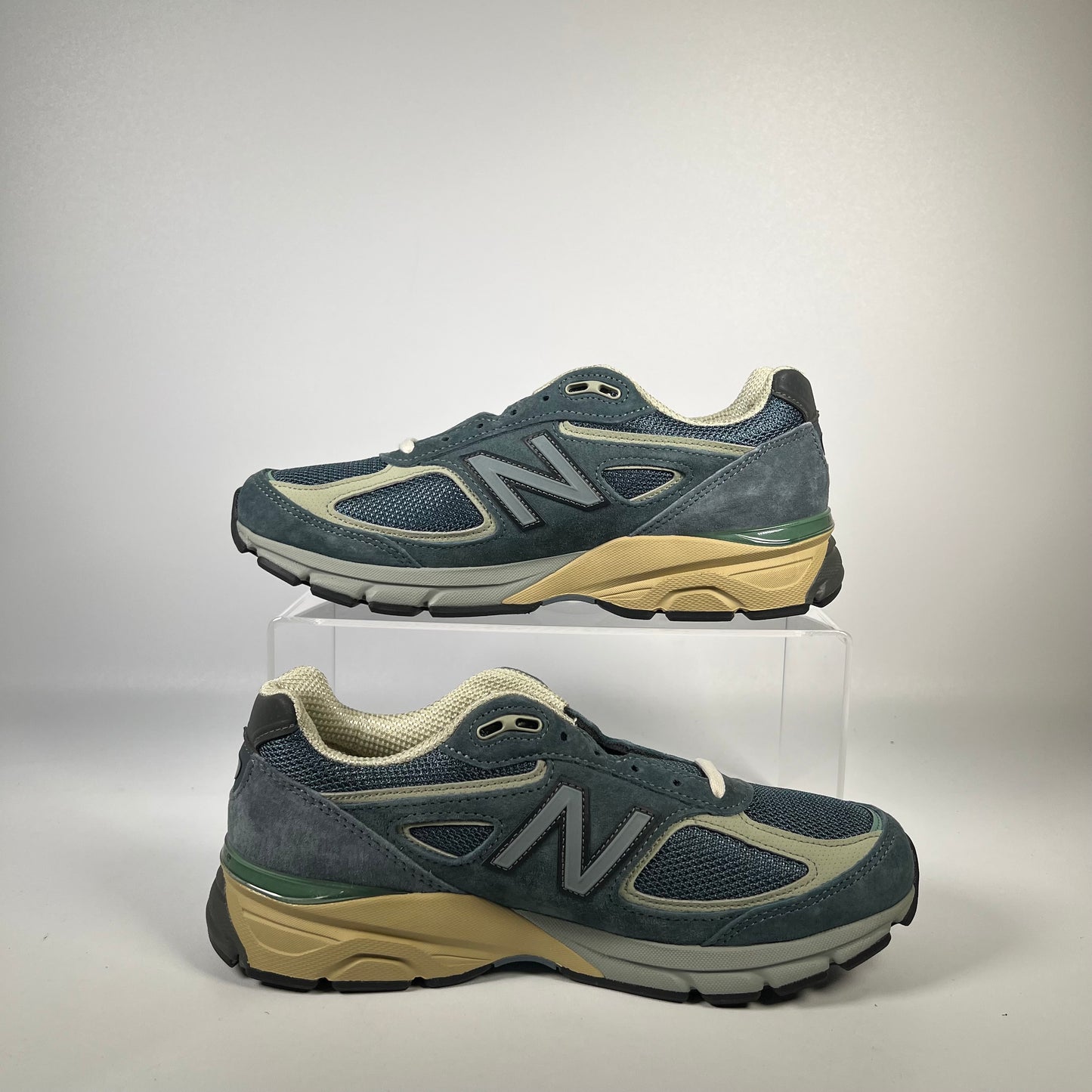 New Balance 990v4 MiUSA Auralee Blue (2024) Size 7.5 USED s18639