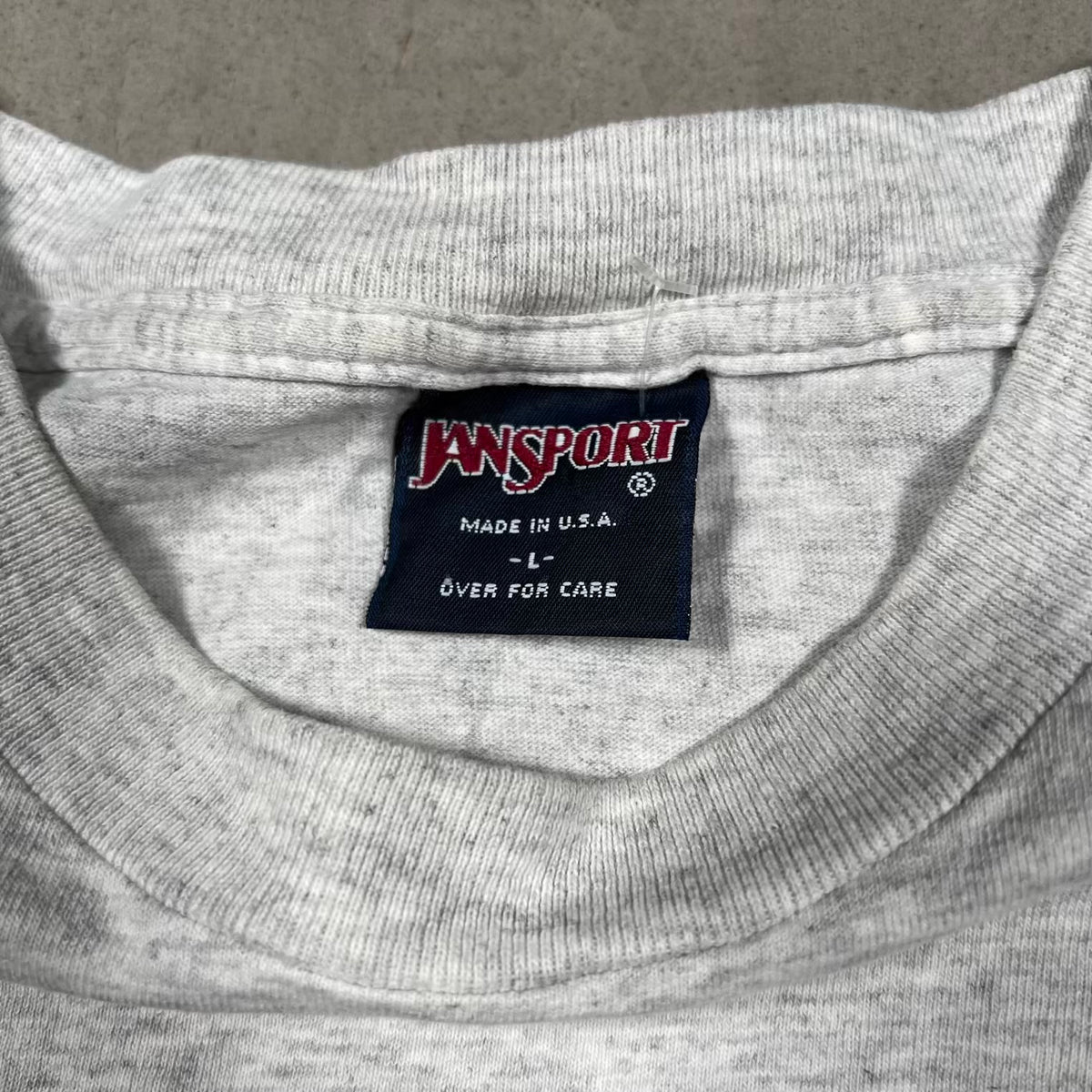 1990s Montclair State "Dad" Light Grey Tee Size Large USED v20085