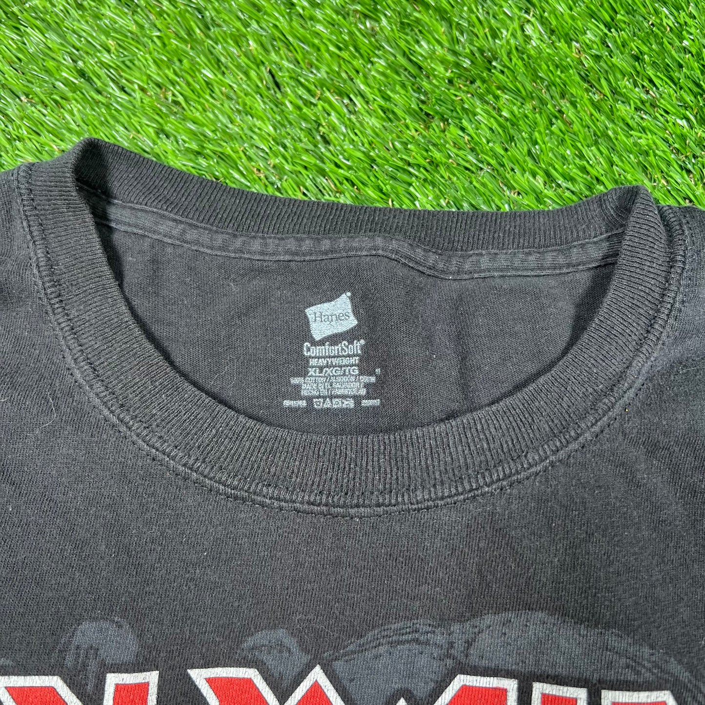 Y2K Iron Maiden "The Number of the Beast" Black Tee Size XL USED v16689