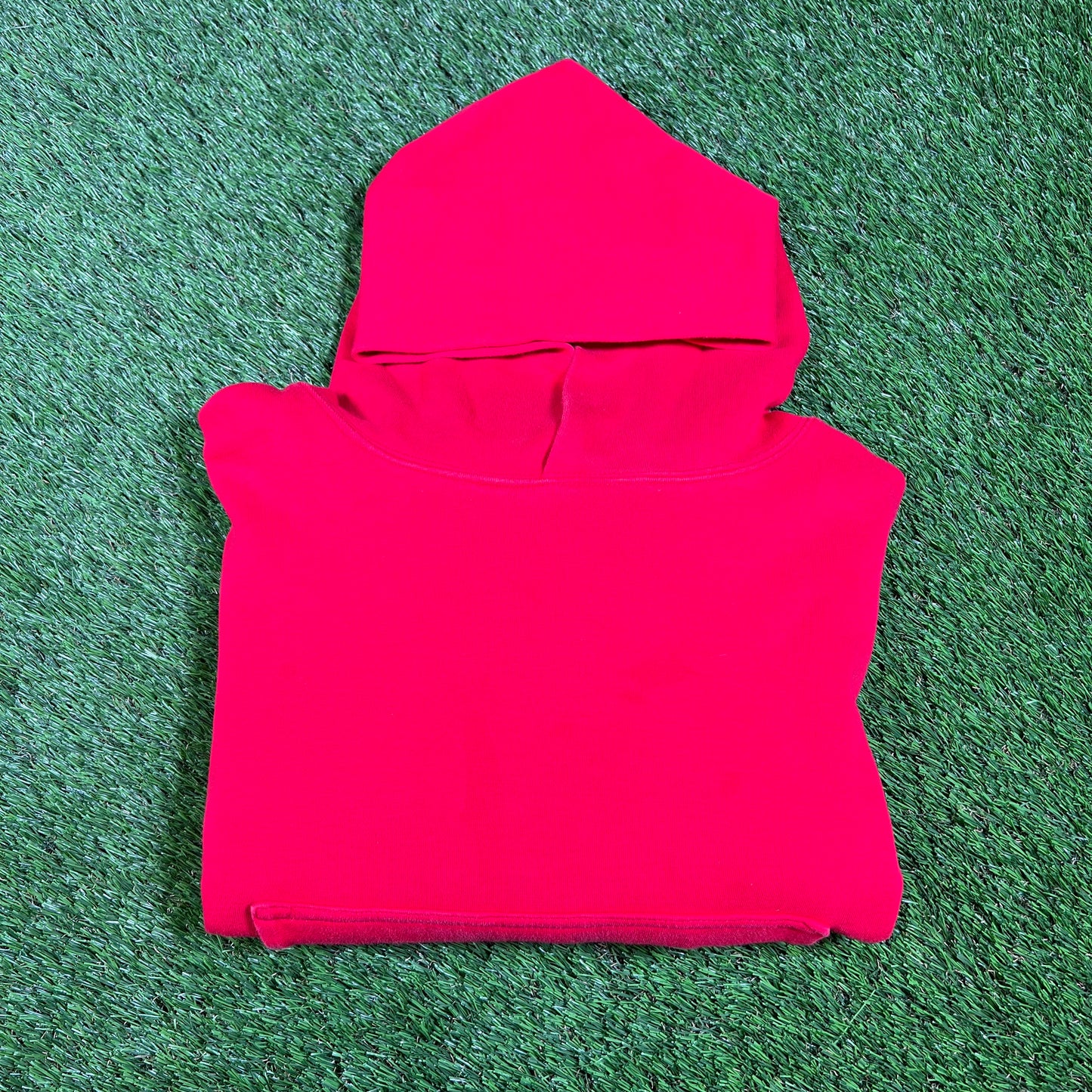 Yeezy Gap Double Layered Red Hoodie Size Medium USED x14348