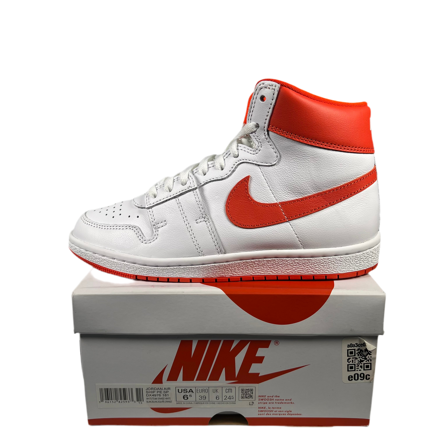 Nike Jordan Air Ship Team Orange (2022) Size 6.5 USED s18126