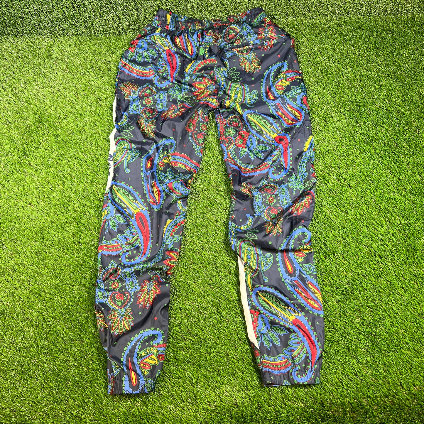 Billionaire Boys Club BBC Paisley Windbreaker Track Pants Size Large USED x14395