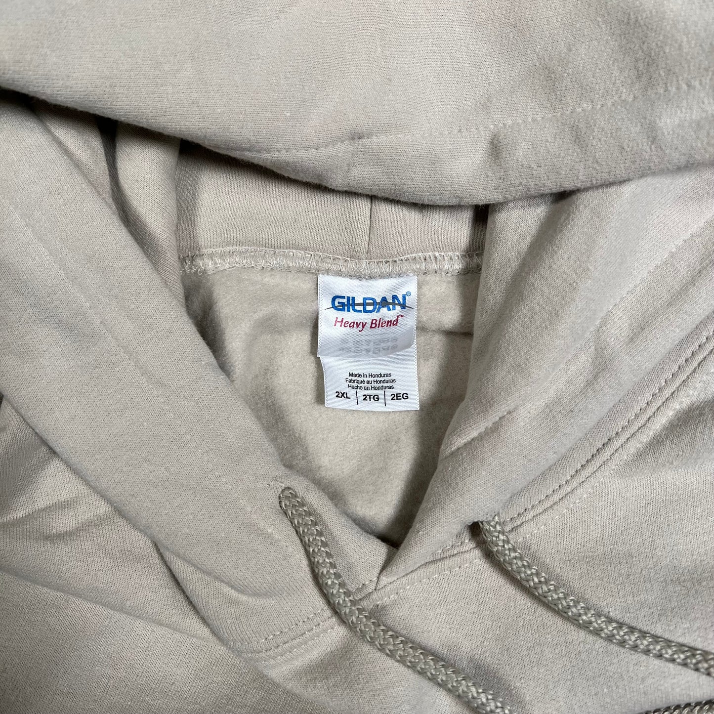 Travis Scott Birds in the Trap Eagle on Back Tan Hoodie Size XXL USED x12997