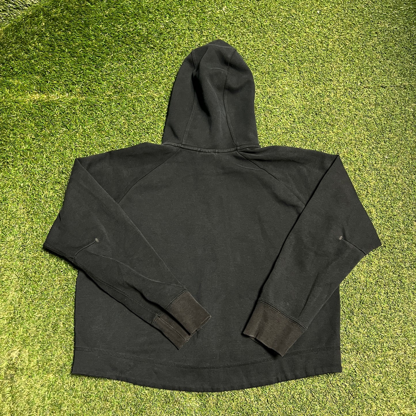 Nike Tech Black Zip Up Black Hoodie Size Medium USED v16482