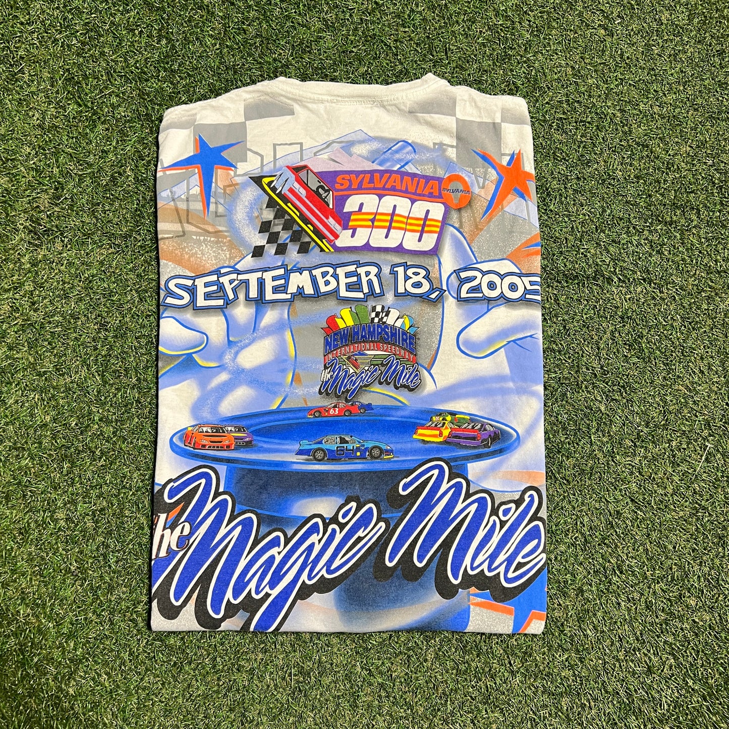 2005 Chase Aunthetics Magic Mile Sylvania White Tee Size Large USED v16177