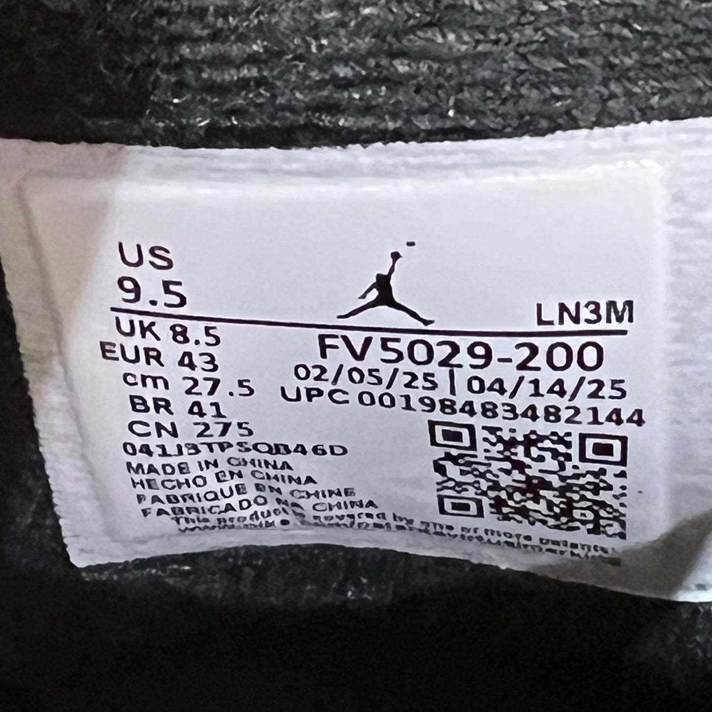 Jordan 4 Cave Stone (2025) Size 9.5 NEW S18300