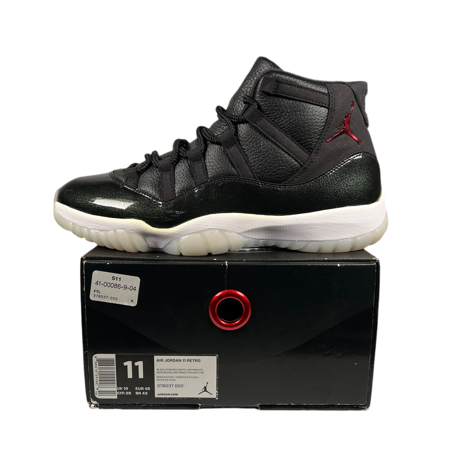 Jordan 11 72-10 (2015) Size 11 USED s18047