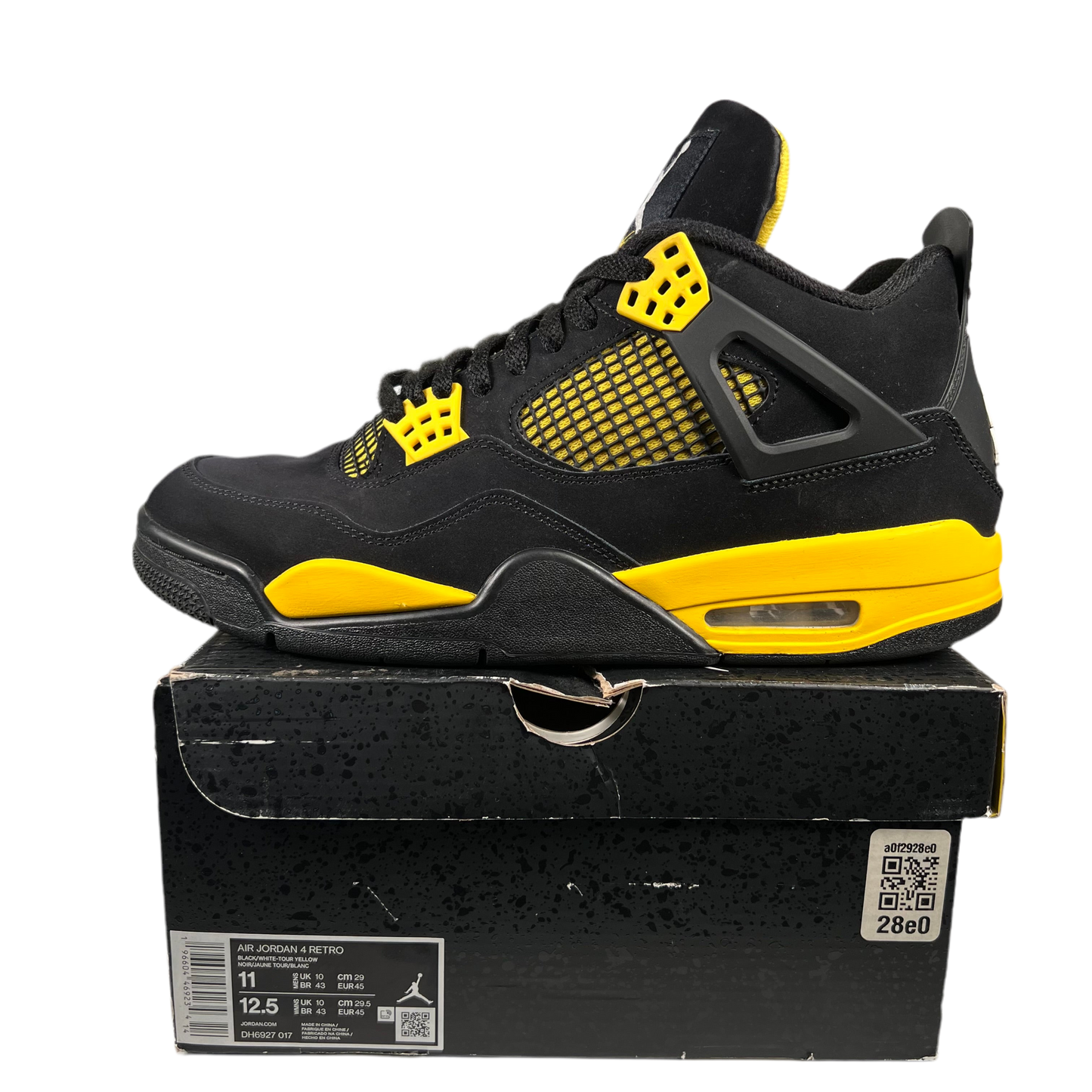 Jordan 4 Thunder (2023) Size 11 USED s18020