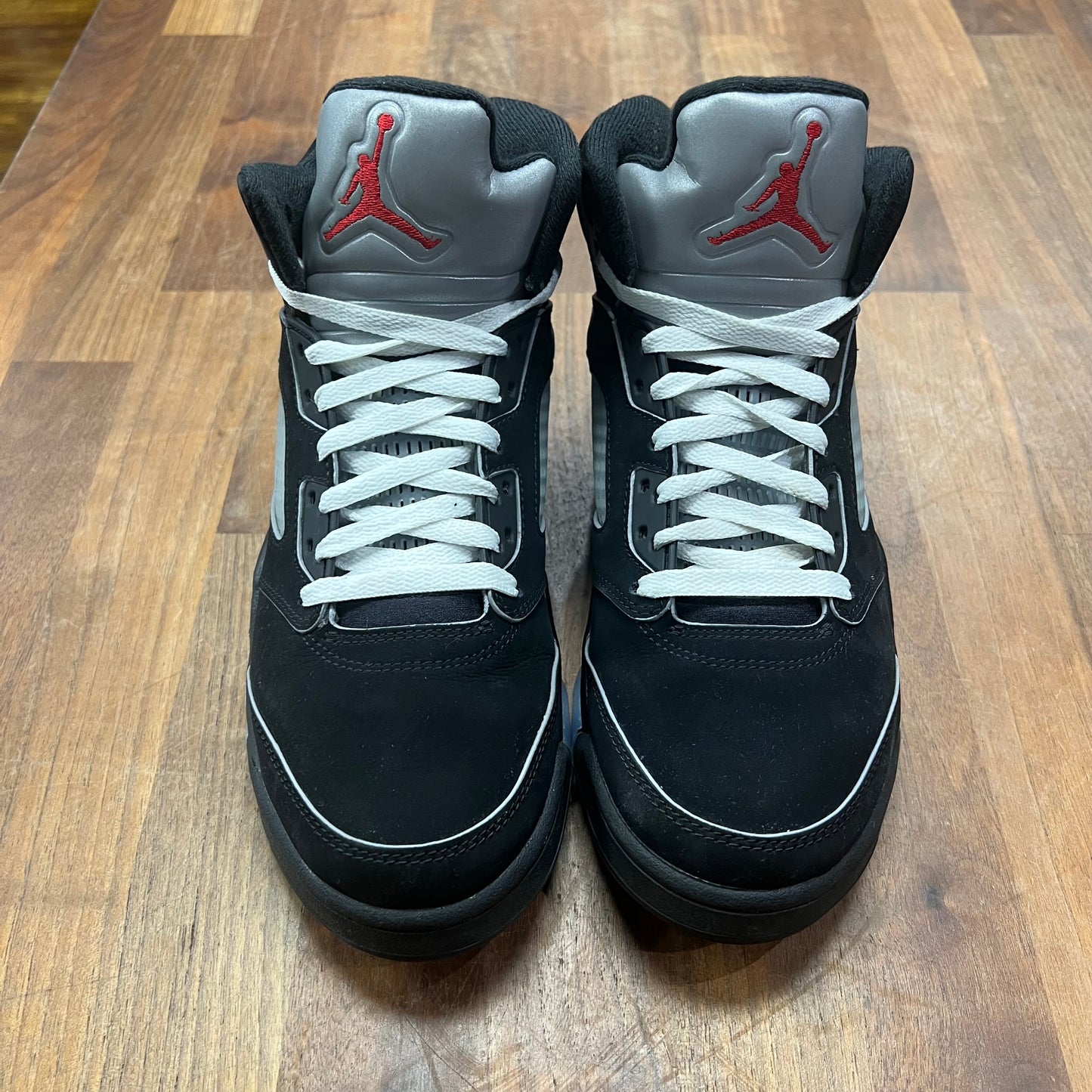 Jordan 5 Black Metallic Reimagined Size 8 USED S17034