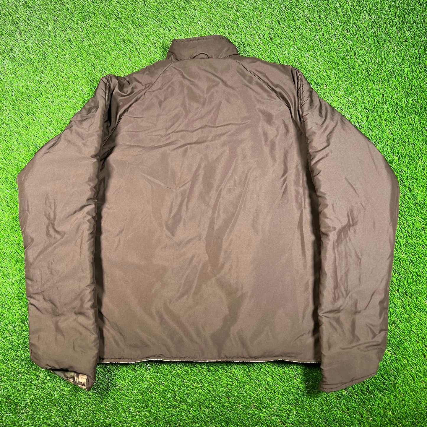 1990s Cabela's Real Tree Reversible Down Jacket Size Large USED v18031