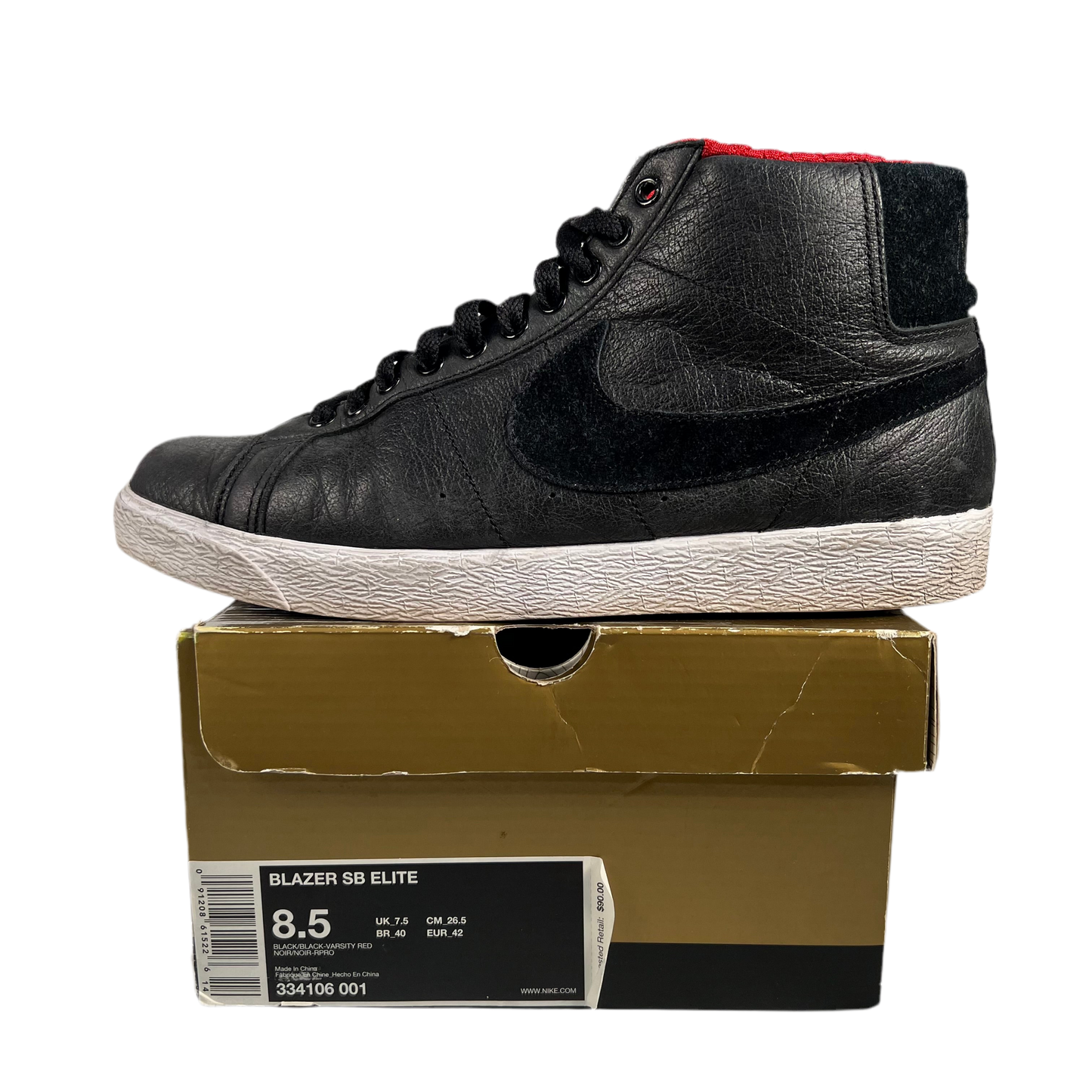 Nike SB Blazer Elite Lance Mountain Size 8.5 USED s17469