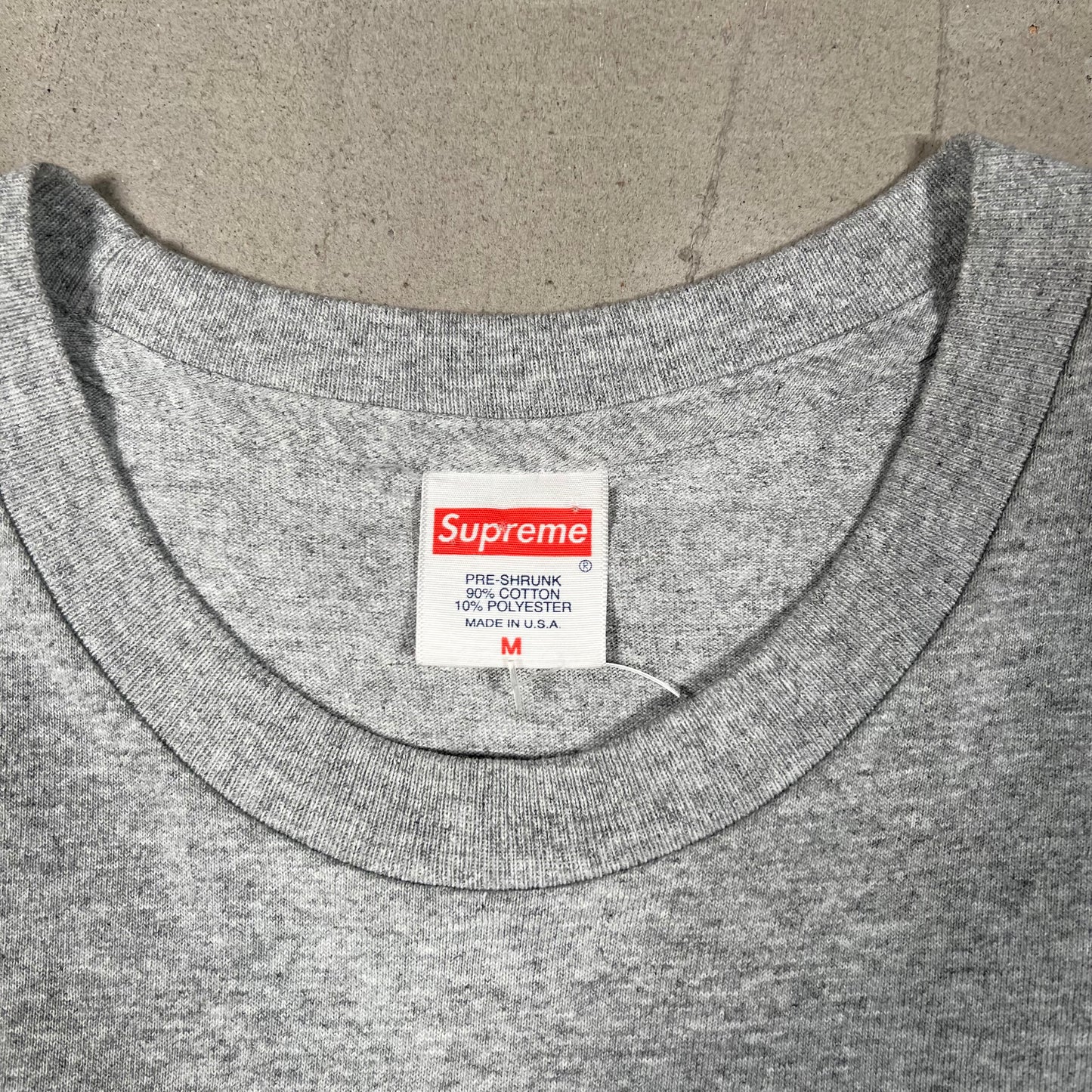 Supreme Gucci Mane 2016 Tee Gray Size Medium NEW x4034