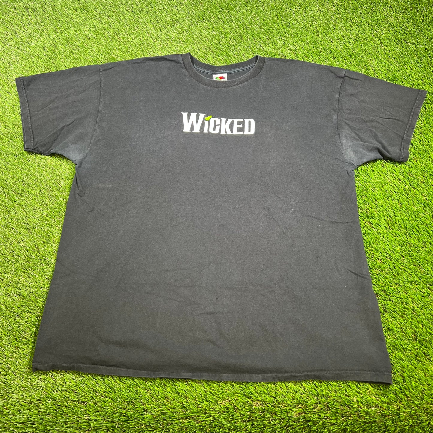 Y2K Wicked Promo Black Tee Size 2XL USED v16517