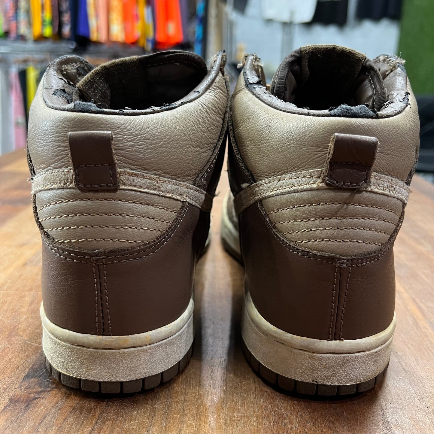 Nike Dunk High Plus B 2001 Stussy Size 8 USED s16923