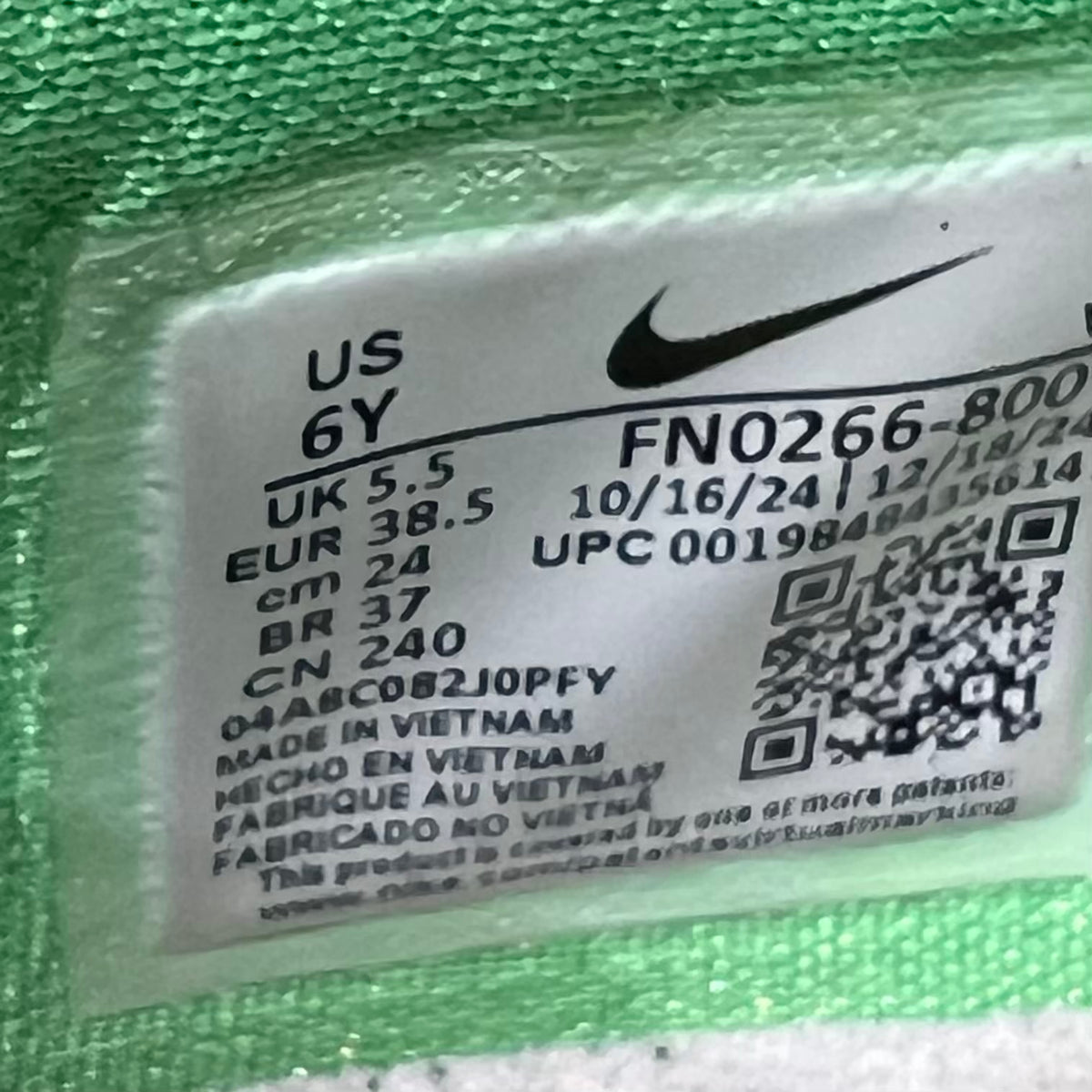 Nike Kobe 8 What The (2025) Size 6y USED s23599