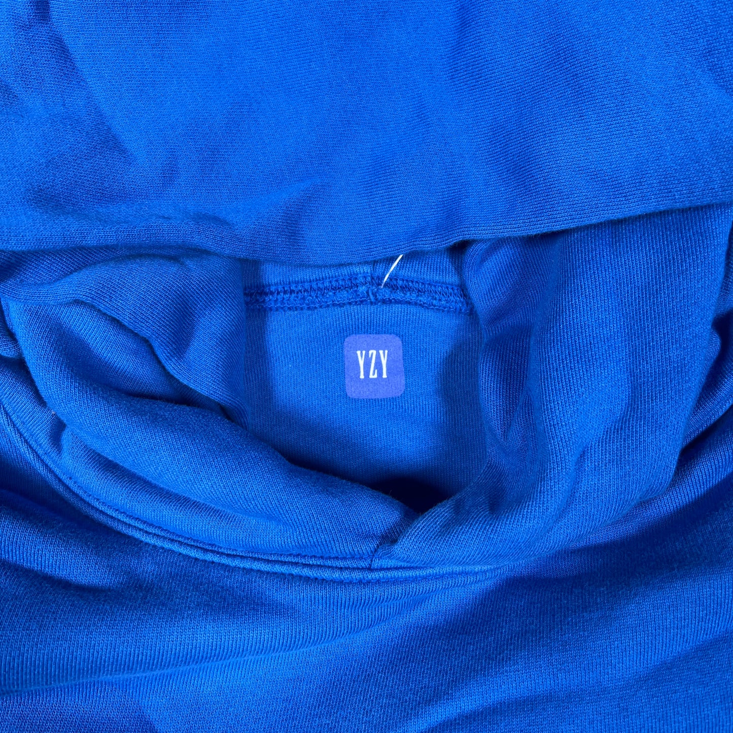 Yeezy Gap Double Layer Blue Hoodie Size XXL NEW x17398