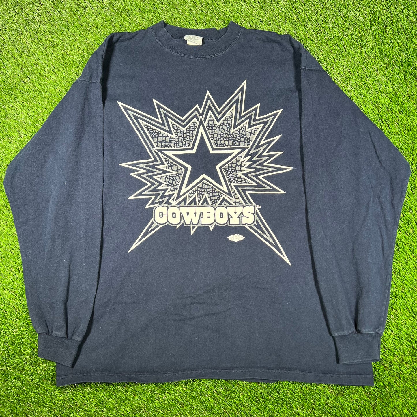 1990s Dallas Cowboys zbz Tag Navy Blue Longsleeve Size XL USED v16954