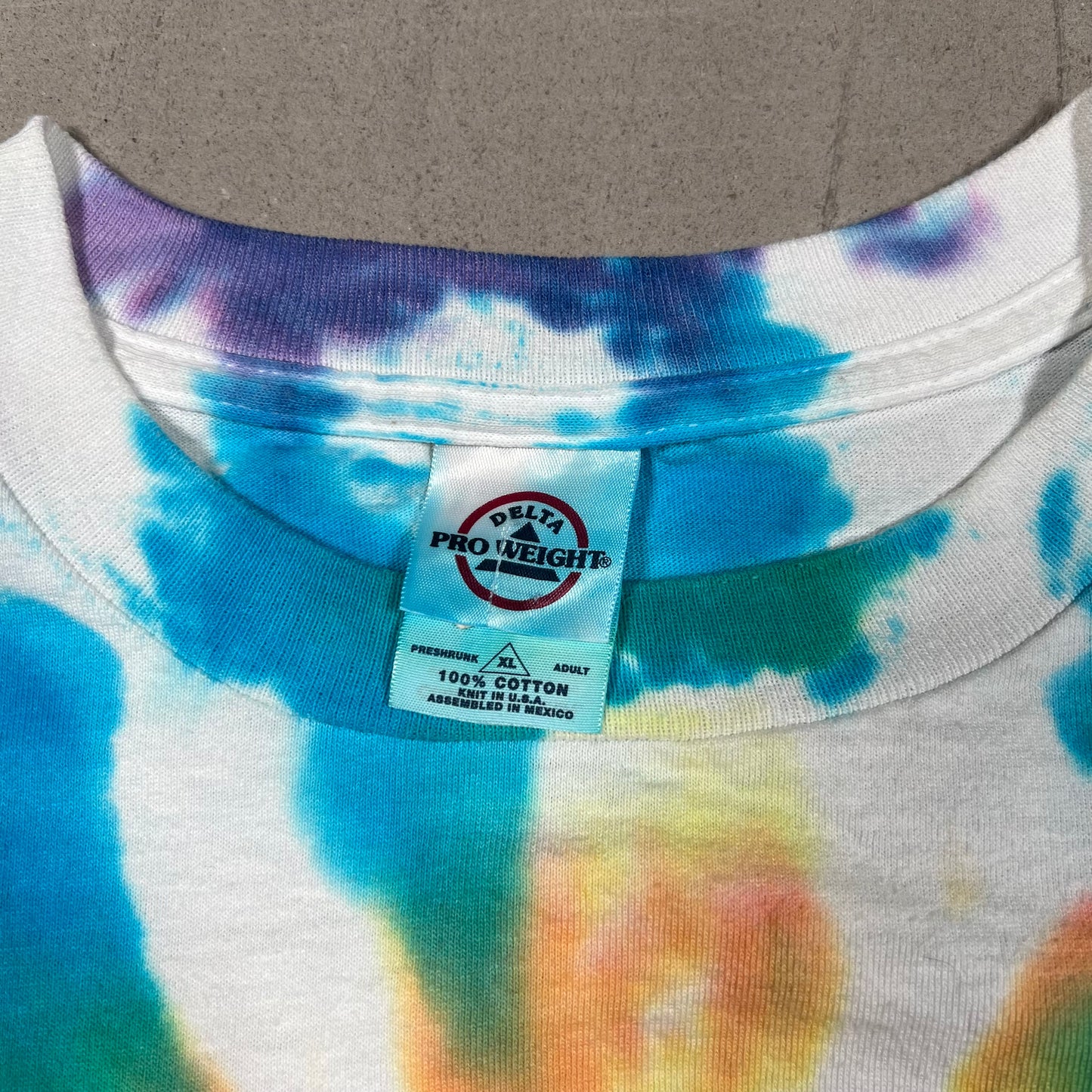 2003 98Rock Festival Tee Tie Dye Size XL USED v19440