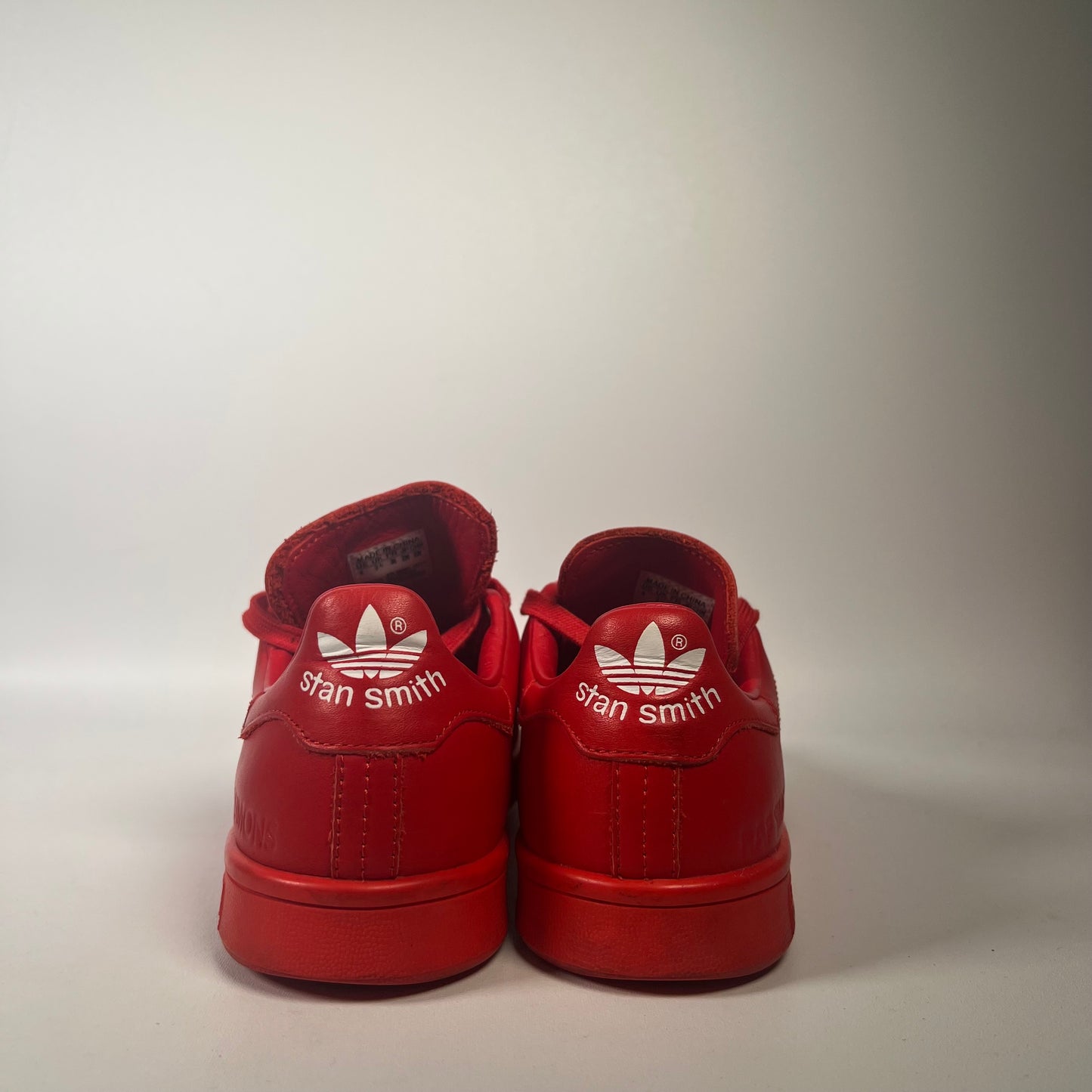 Adidas Stan Smith Raf Simons Comfort Red (2014) Size 4 USED s18474