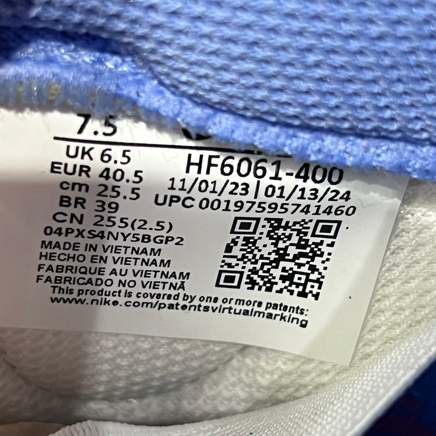 Nike SB Dunk Low Futura (2023) Size 7.5 NEW s22366