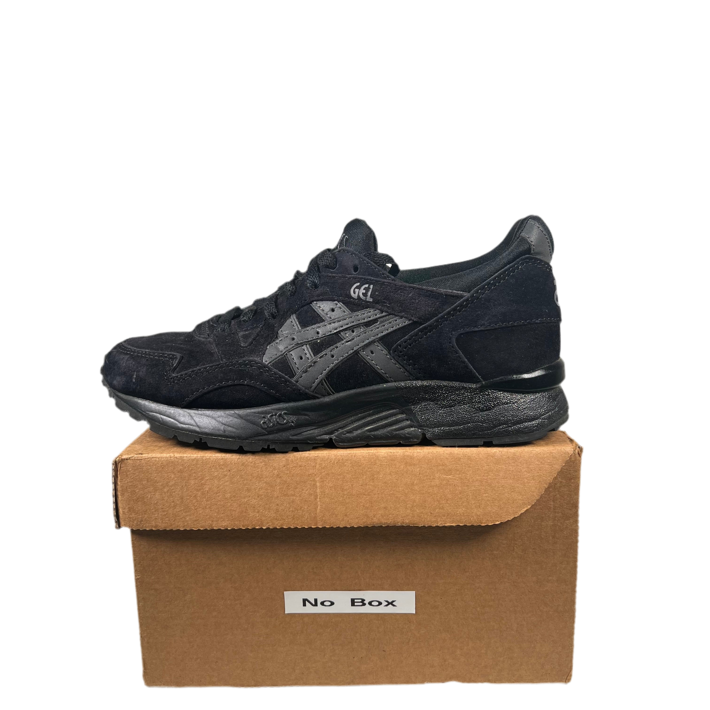 Asics Gel-Lyte 5 Triple Black (2020) Size 5 USED s18424