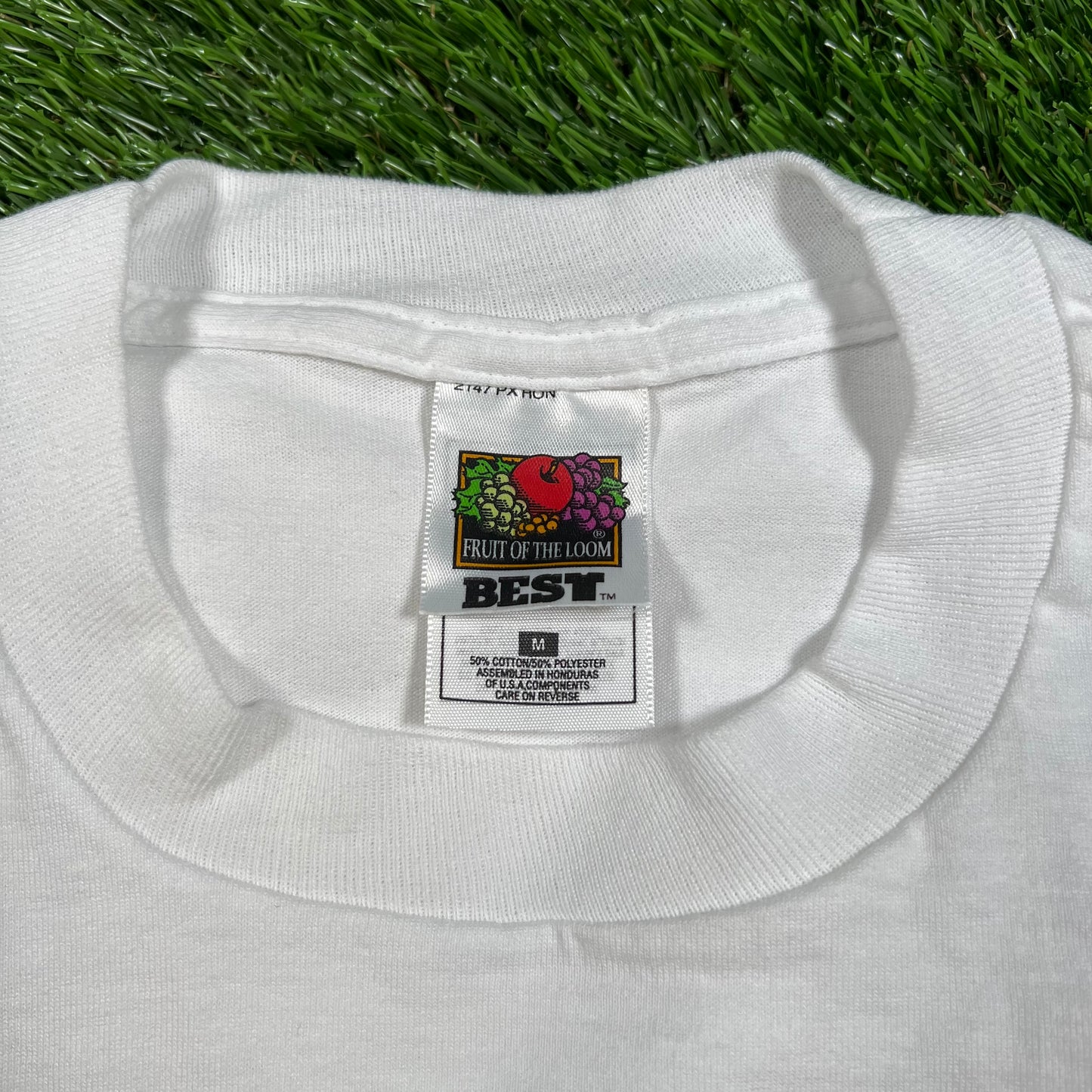 Y2K Theres A Right Way And My Way White Tee Size Medium USED v16615