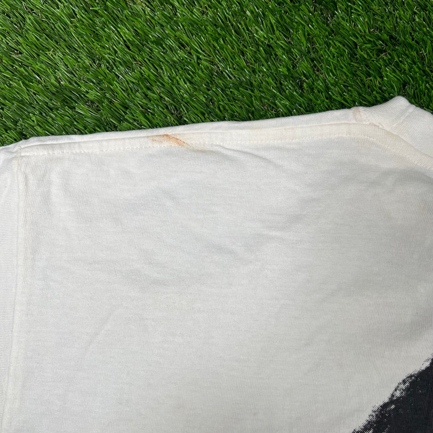 1990s Highlander White AOP Tee Size XL USED v16659