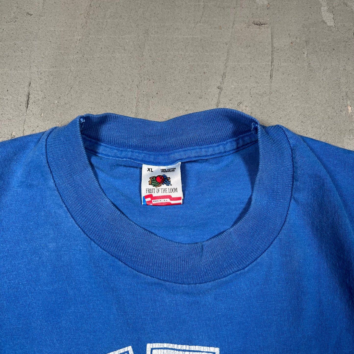 1990s Guess Bears Blue Tee Size XL USED v19092