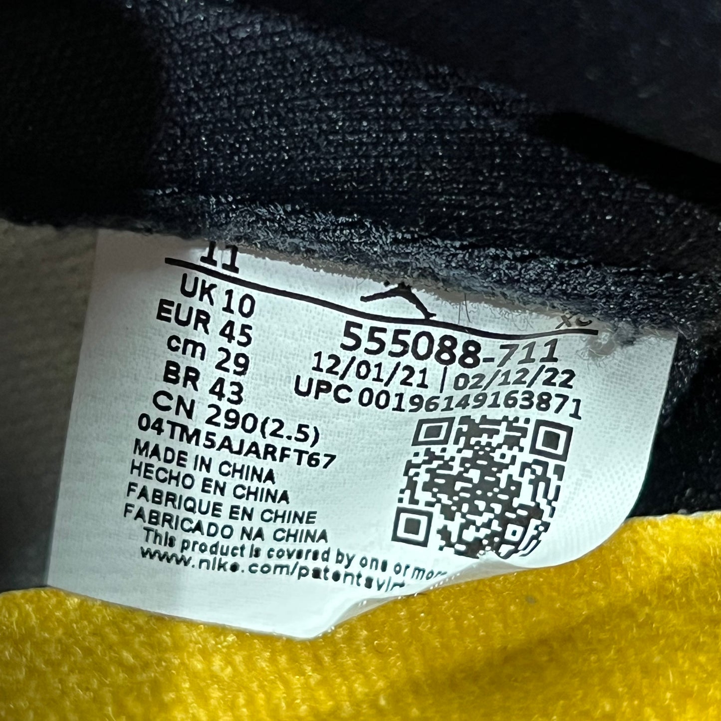 Jordan 1 High Taxi (2022) Size 11 USED s19689