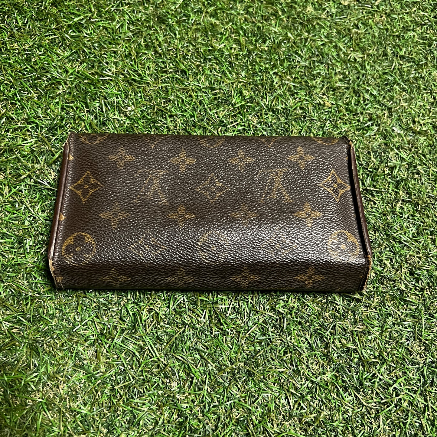 1990s Louis Vuitton Monogram Long Brown Wallet USED x14065