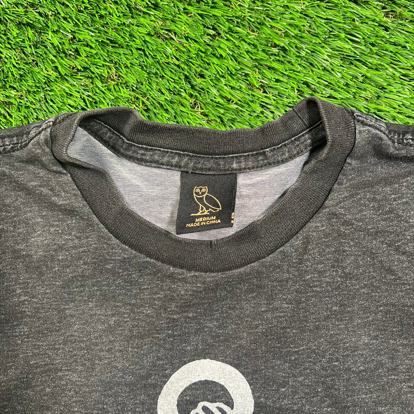 OVO Anchor Black Tee Size Medium USED x16489