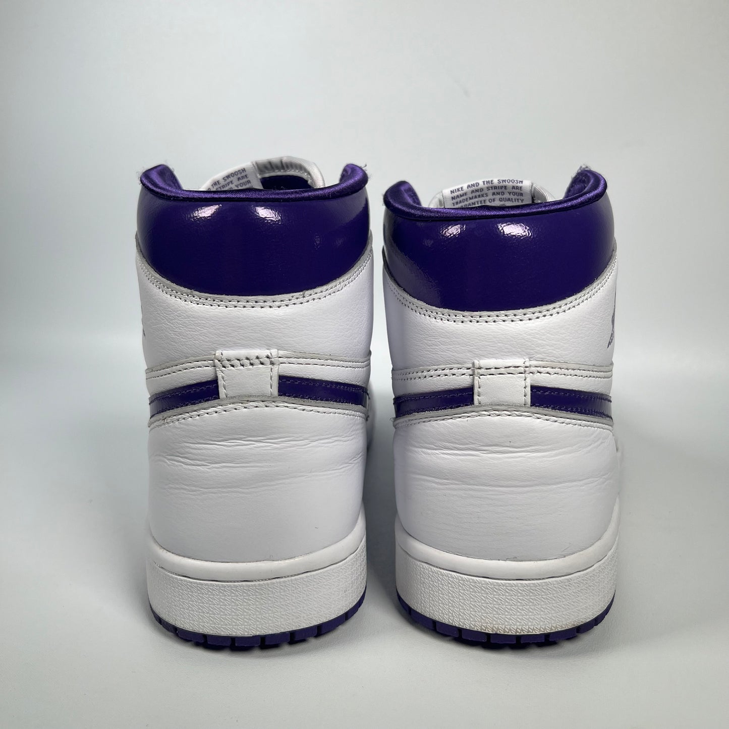 Jordan 1 Court Purple Size 10m / 11.5w USED s17893