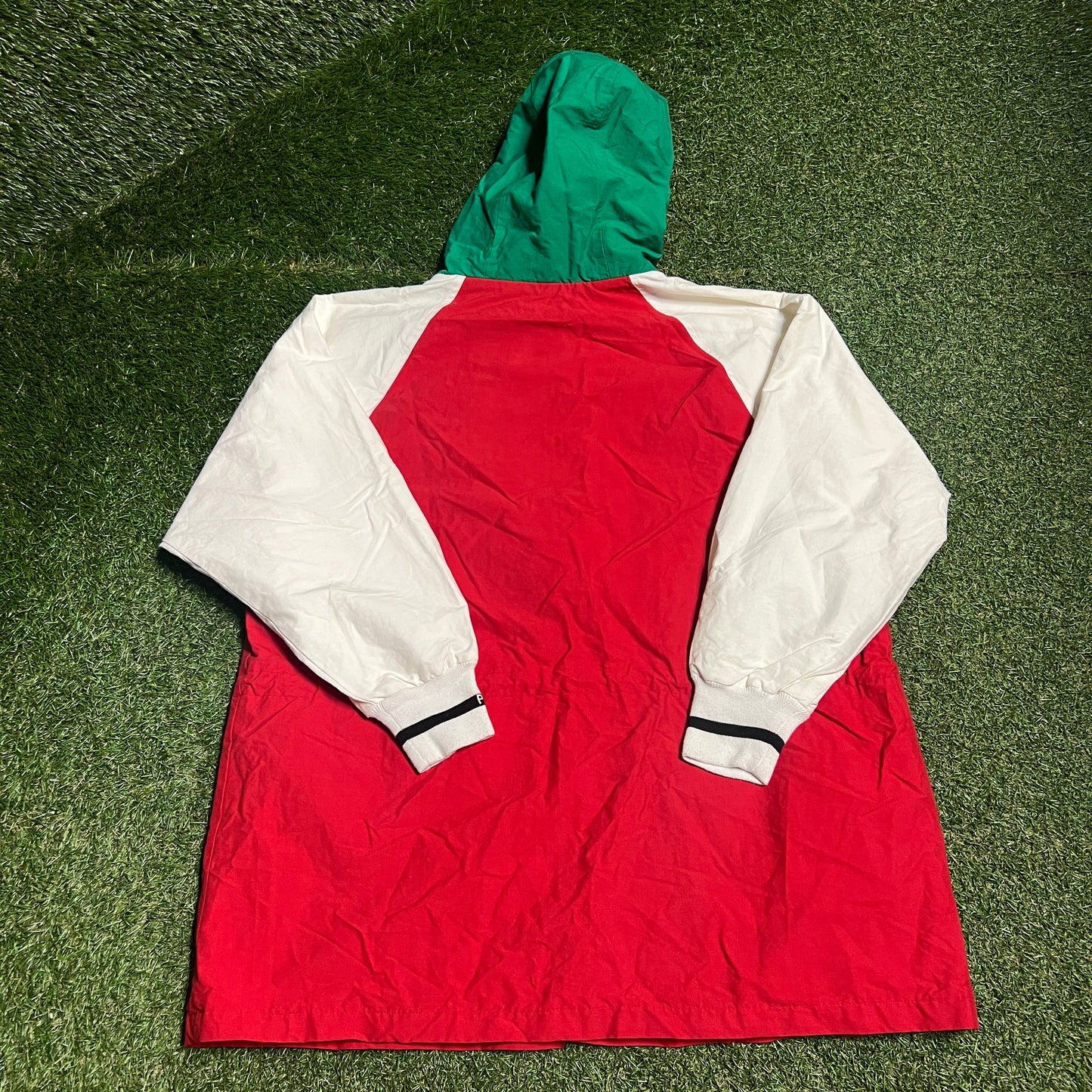1990s Ralph Lauren Red/White Sailing Jacket Size Large USED v16144