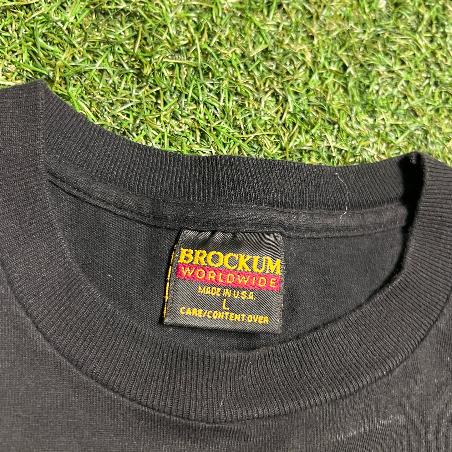 1995 Rolling Stones "Voodoo" North American Tour Black Tee Size Large USED v16119