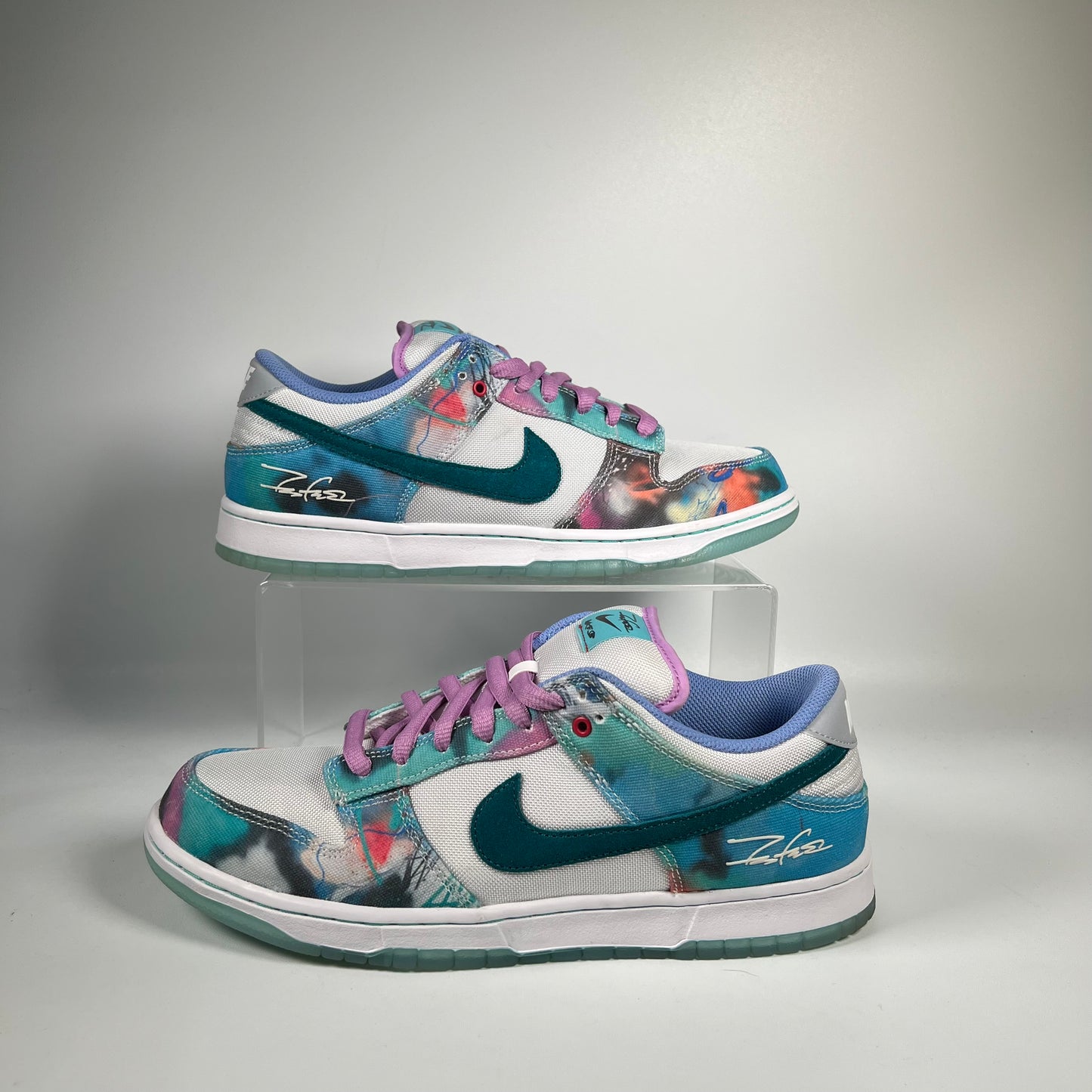 Nike SB Dunk Low Futura Lab Bleached Aqua (2024) Size 11.5 USED s18834