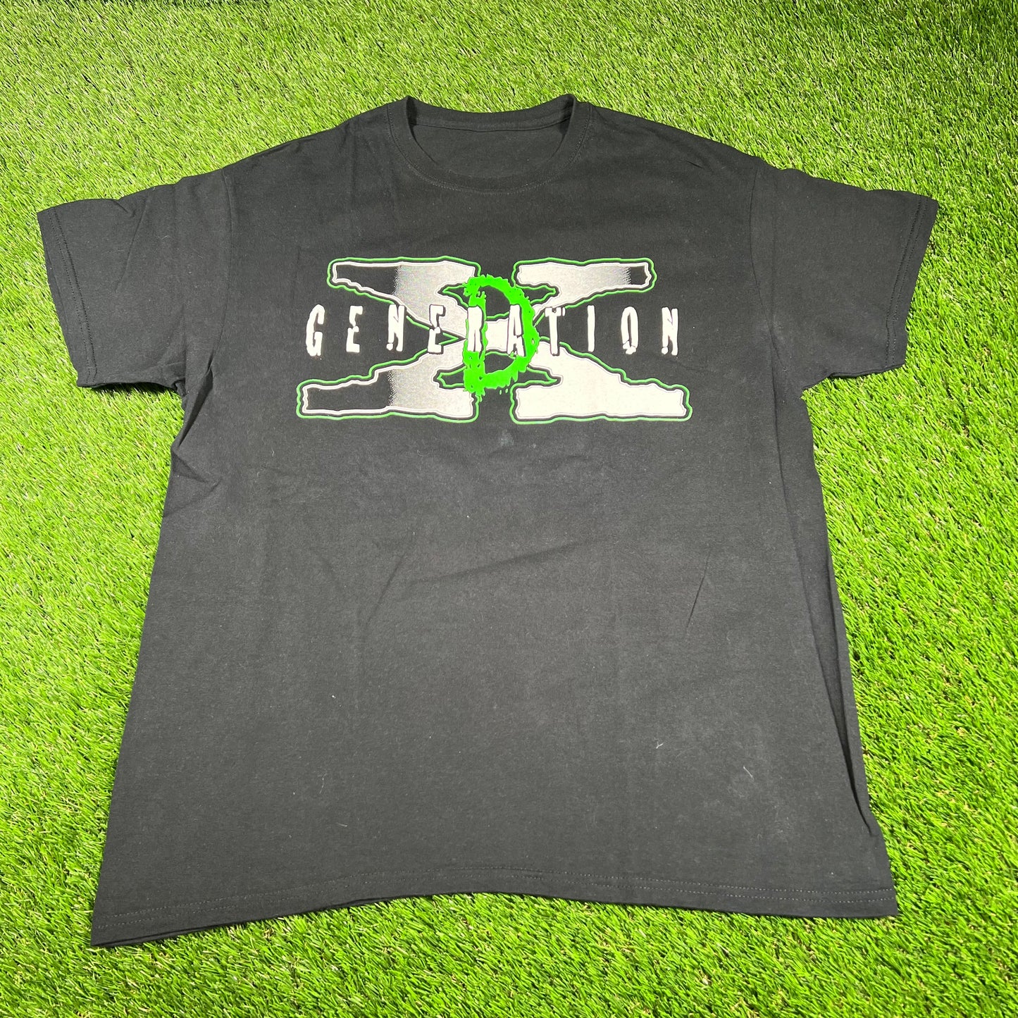 D-Generation X "Break it Down" Black Tee Size Large USED v16762