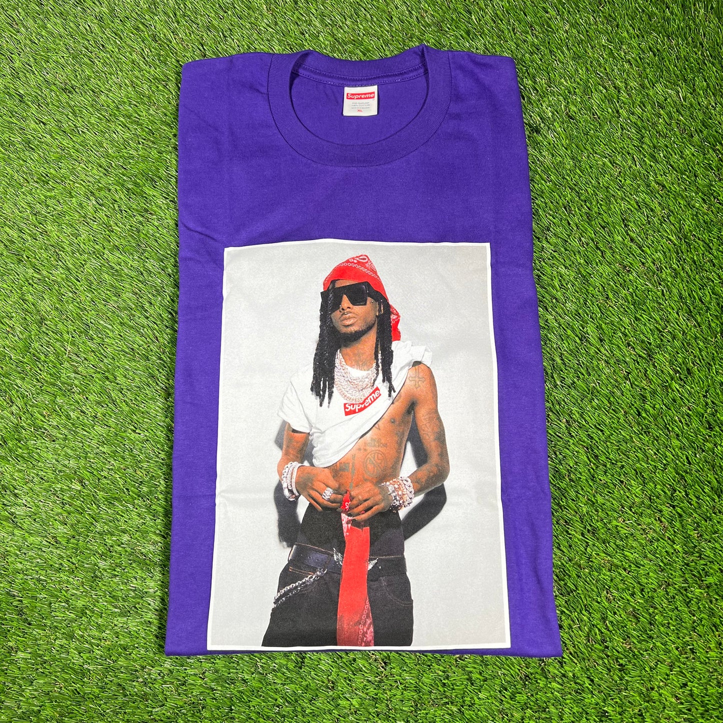 Supreme Playboi Carti Purple Tee Size XXL NEW x14390