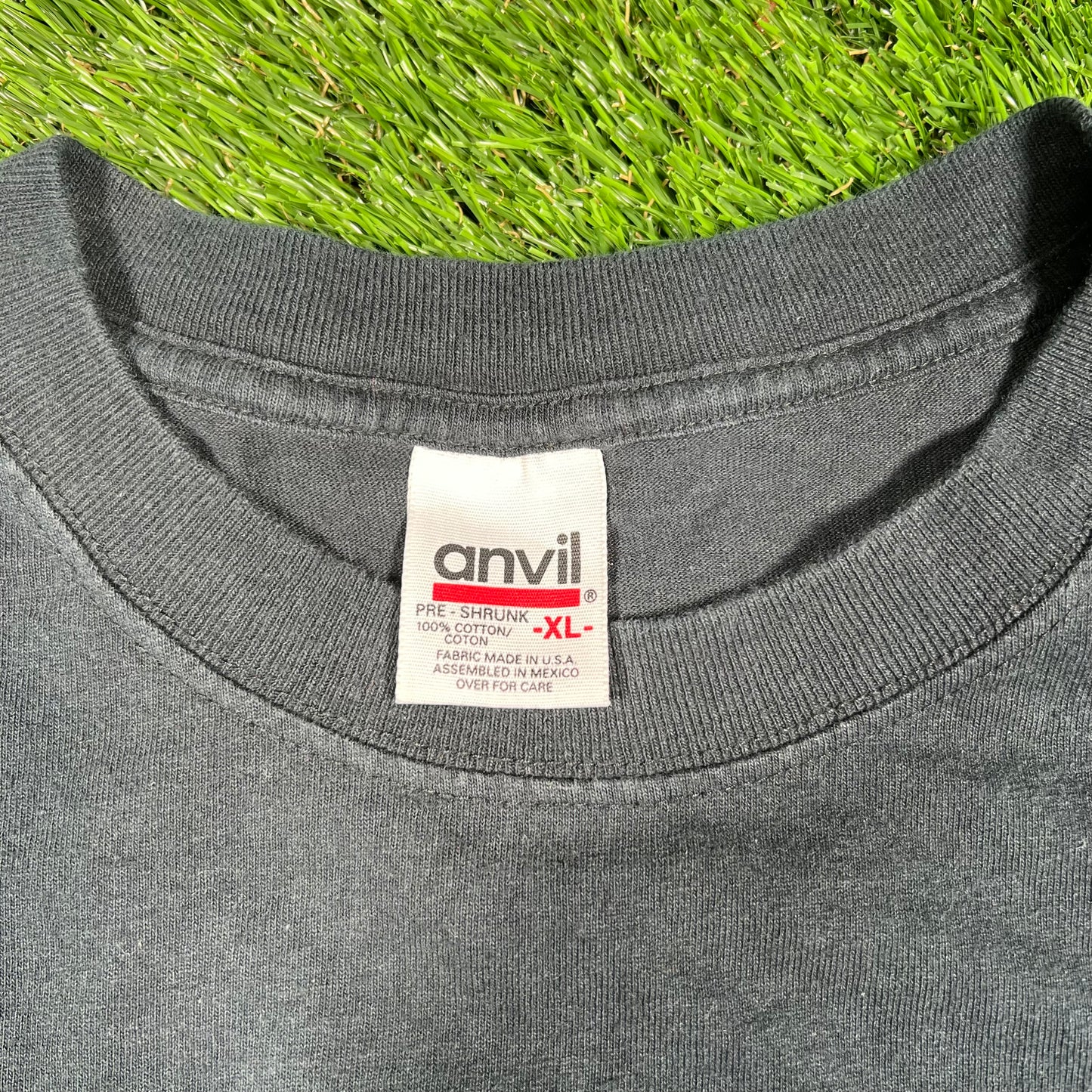 2000 WWF Raw Production Crew Black Tee Size XL USED v16889