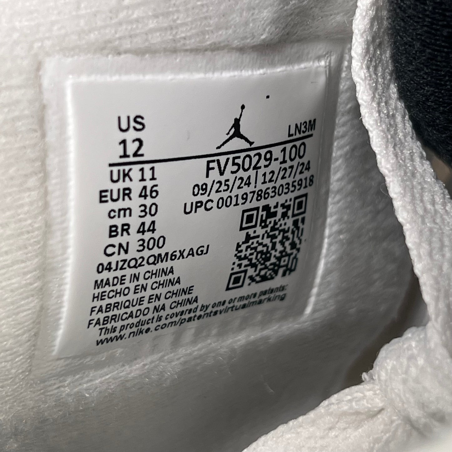 Jordan 4 White Cement (2025) Size 12 NEW s17569
