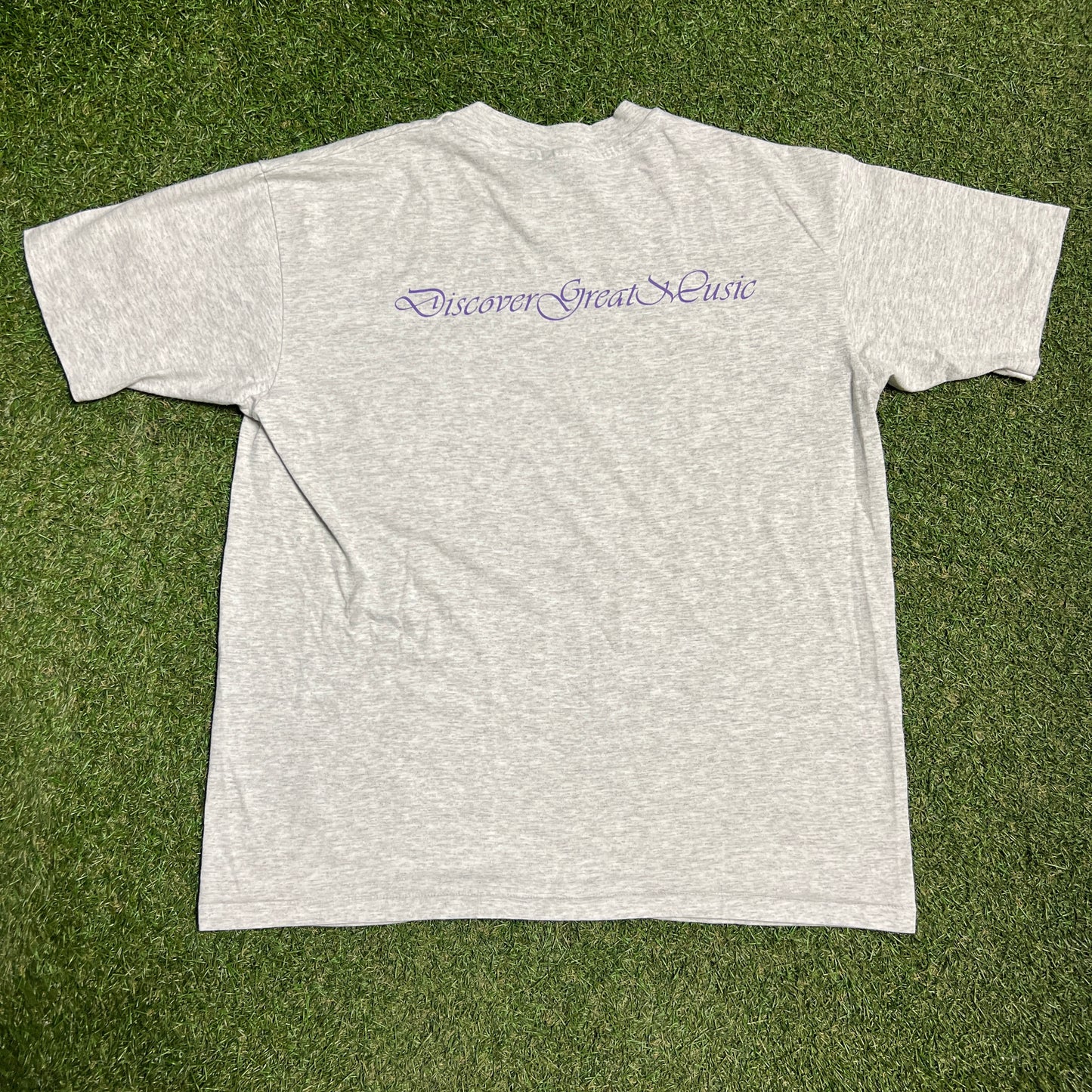 1990s Tuesday Musical Club Grey Tee Size XL USED v16126