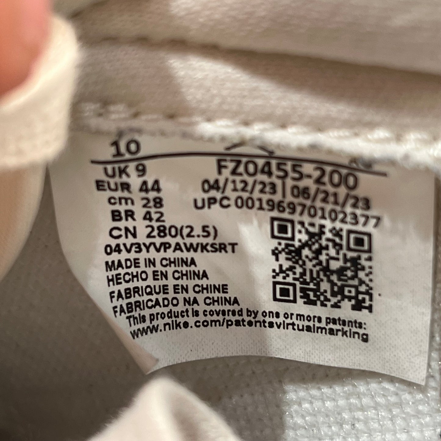 Jordan 1 Low Chris Paul (2023) Size 10 USED s18585