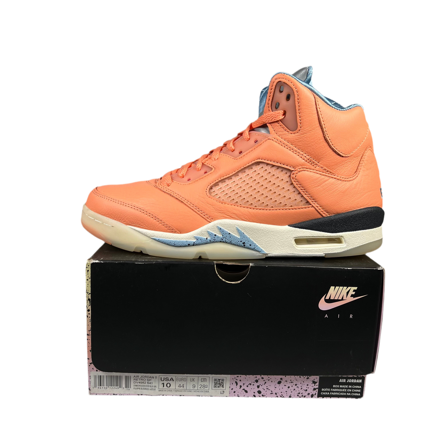 Jordan 5 DJ Khalded Crimson Bliss (2022) Size 10 USED s18454